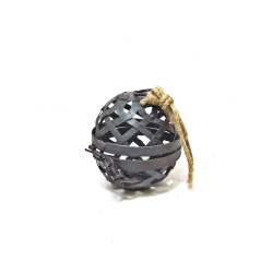 Lampion metalowy Kula 12cm